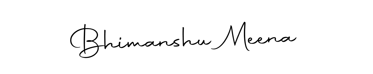 Bhimanshu Meena stylish signature style. Best Handwritten Sign (Autography-DOLnW) for my name. Handwritten Signature Collection Ideas for my name Bhimanshu Meena. Bhimanshu Meena signature style 10 images and pictures png