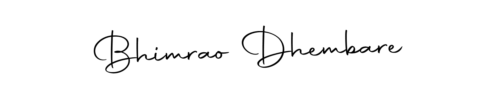 Autography-DOLnW is a professional signature style that is perfect for those who want to add a touch of class to their signature. It is also a great choice for those who want to make their signature more unique. Get Bhimrao Dhembare name to fancy signature for free. Bhimrao Dhembare signature style 10 images and pictures png