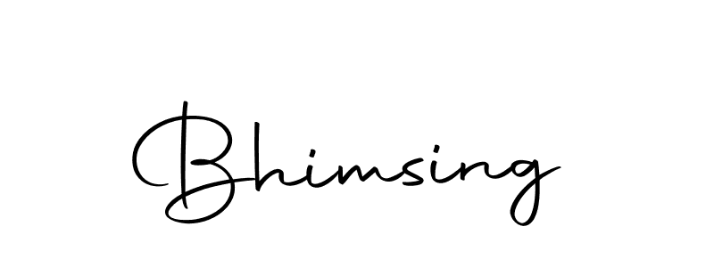 Create a beautiful signature design for name Bhimsing. With this signature (Autography-DOLnW) fonts, you can make a handwritten signature for free. Bhimsing signature style 10 images and pictures png
