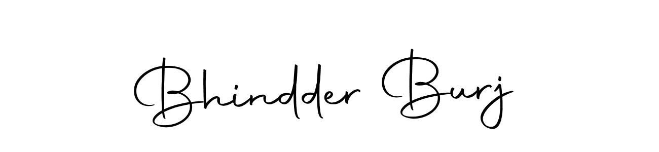How to make Bhindder Burj name signature. Use Autography-DOLnW style for creating short signs online. This is the latest handwritten sign. Bhindder Burj signature style 10 images and pictures png