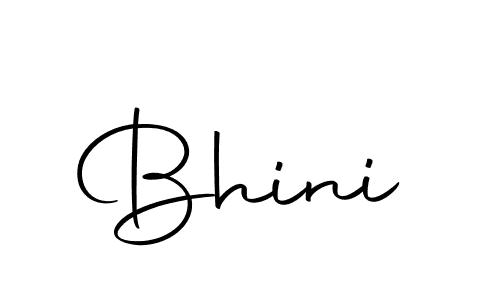 Design your own signature with our free online signature maker. With this signature software, you can create a handwritten (Autography-DOLnW) signature for name Bhini. Bhini signature style 10 images and pictures png