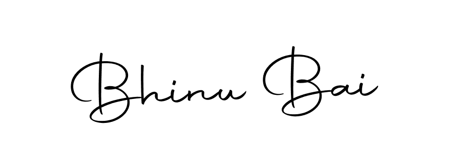 Autography-DOLnW is a professional signature style that is perfect for those who want to add a touch of class to their signature. It is also a great choice for those who want to make their signature more unique. Get Bhinu Bai name to fancy signature for free. Bhinu Bai signature style 10 images and pictures png