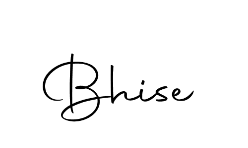 Use a signature maker to create a handwritten signature online. With this signature software, you can design (Autography-DOLnW) your own signature for name Bhise. Bhise signature style 10 images and pictures png