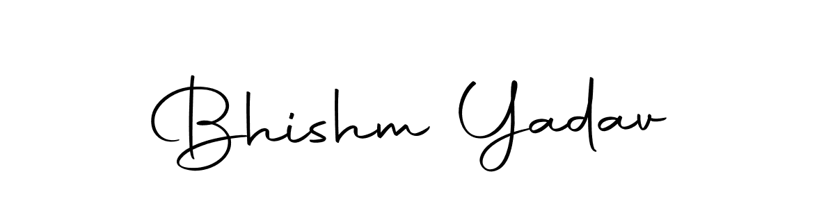 Similarly Autography-DOLnW is the best handwritten signature design. Signature creator online .You can use it as an online autograph creator for name Bhishm Yadav. Bhishm Yadav signature style 10 images and pictures png