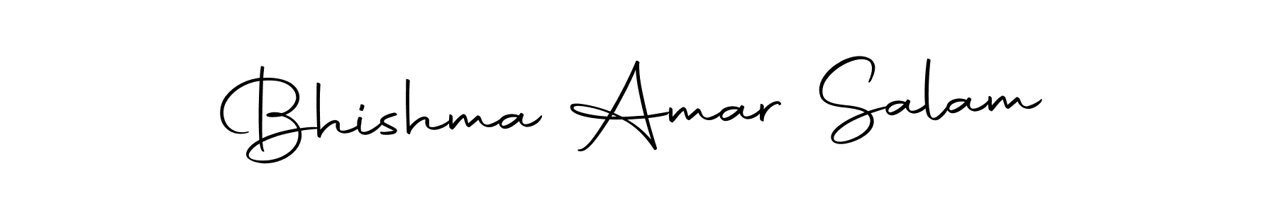 Bhishma Amar Salam stylish signature style. Best Handwritten Sign (Autography-DOLnW) for my name. Handwritten Signature Collection Ideas for my name Bhishma Amar Salam. Bhishma Amar Salam signature style 10 images and pictures png