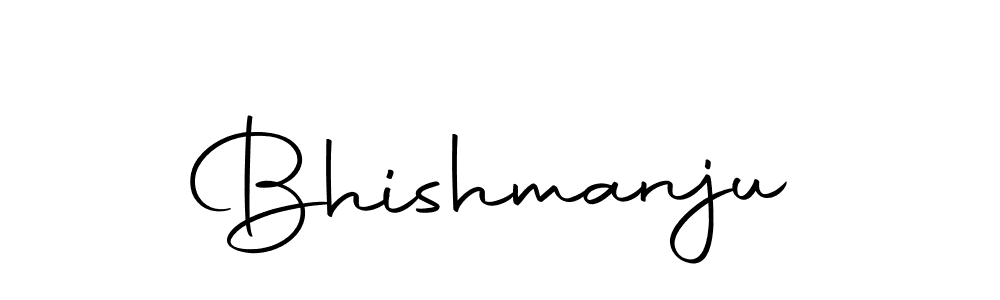 How to make Bhishmanju signature? Autography-DOLnW is a professional autograph style. Create handwritten signature for Bhishmanju name. Bhishmanju signature style 10 images and pictures png