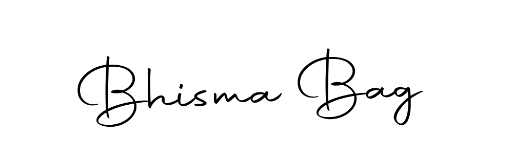 Bhisma Bag stylish signature style. Best Handwritten Sign (Autography-DOLnW) for my name. Handwritten Signature Collection Ideas for my name Bhisma Bag. Bhisma Bag signature style 10 images and pictures png