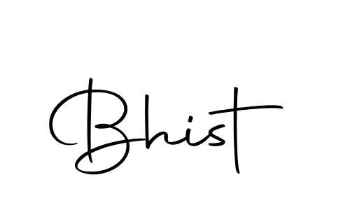 Make a beautiful signature design for name Bhist. Use this online signature maker to create a handwritten signature for free. Bhist signature style 10 images and pictures png