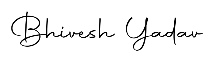 Check out images of Autograph of Bhivesh Yadav name. Actor Bhivesh Yadav Signature Style. Autography-DOLnW is a professional sign style online. Bhivesh Yadav signature style 10 images and pictures png