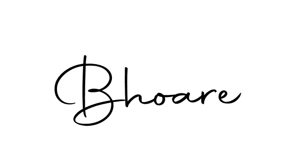 Design your own signature with our free online signature maker. With this signature software, you can create a handwritten (Autography-DOLnW) signature for name Bhoare. Bhoare signature style 10 images and pictures png