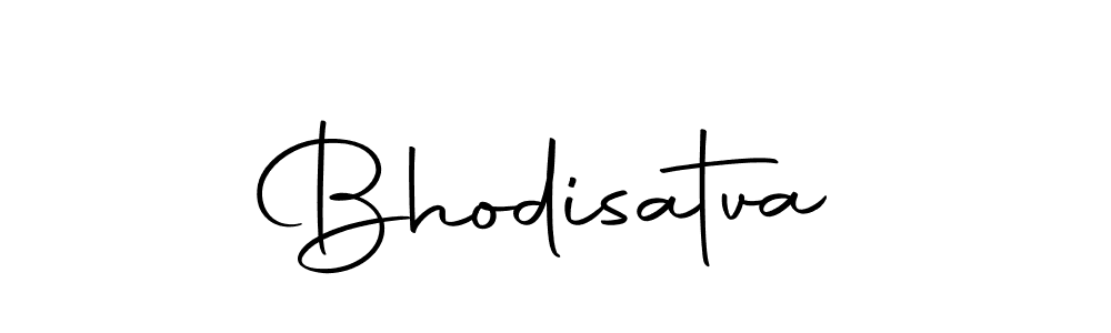 Create a beautiful signature design for name Bhodisatva. With this signature (Autography-DOLnW) fonts, you can make a handwritten signature for free. Bhodisatva signature style 10 images and pictures png