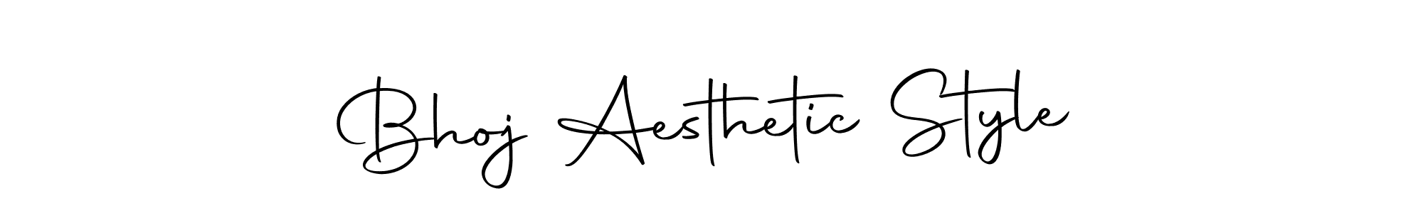 Design your own signature with our free online signature maker. With this signature software, you can create a handwritten (Autography-DOLnW) signature for name Bhoj Aesthetic Style. Bhoj Aesthetic Style signature style 10 images and pictures png