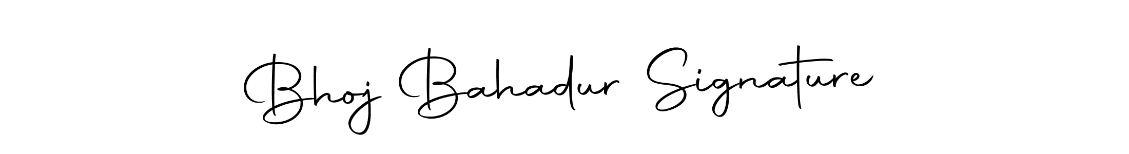Design your own signature with our free online signature maker. With this signature software, you can create a handwritten (Autography-DOLnW) signature for name Bhoj Bahadur Signature. Bhoj Bahadur Signature signature style 10 images and pictures png