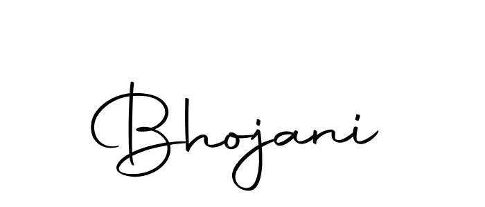 Use a signature maker to create a handwritten signature online. With this signature software, you can design (Autography-DOLnW) your own signature for name Bhojani. Bhojani signature style 10 images and pictures png