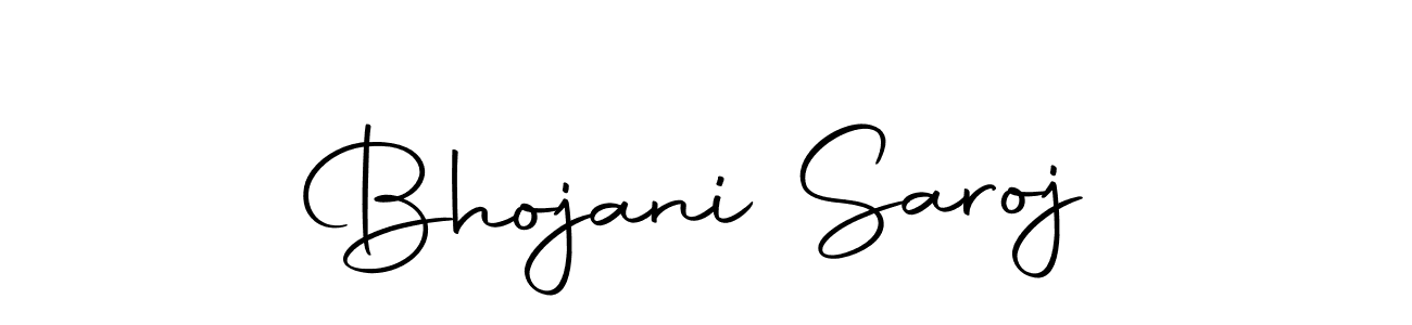 Create a beautiful signature design for name Bhojani Saroj. With this signature (Autography-DOLnW) fonts, you can make a handwritten signature for free. Bhojani Saroj signature style 10 images and pictures png