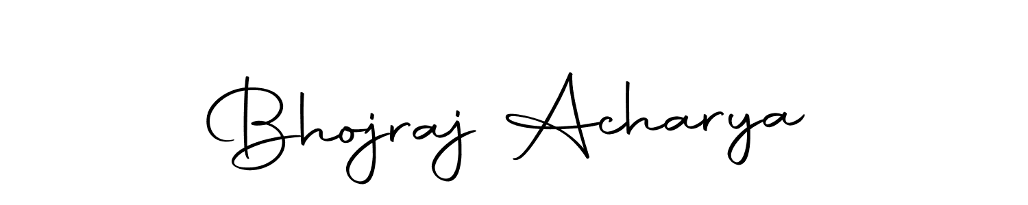 Create a beautiful signature design for name Bhojraj Acharya. With this signature (Autography-DOLnW) fonts, you can make a handwritten signature for free. Bhojraj Acharya signature style 10 images and pictures png