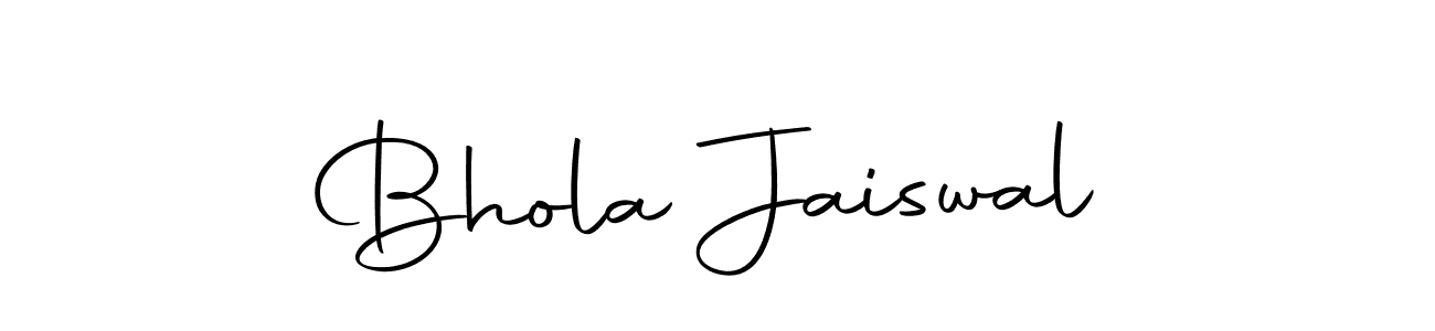 Make a beautiful signature design for name Bhola Jaiswal. With this signature (Autography-DOLnW) style, you can create a handwritten signature for free. Bhola Jaiswal signature style 10 images and pictures png