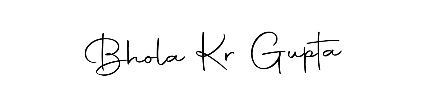 Also we have Bhola Kr Gupta name is the best signature style. Create professional handwritten signature collection using Autography-DOLnW autograph style. Bhola Kr Gupta signature style 10 images and pictures png