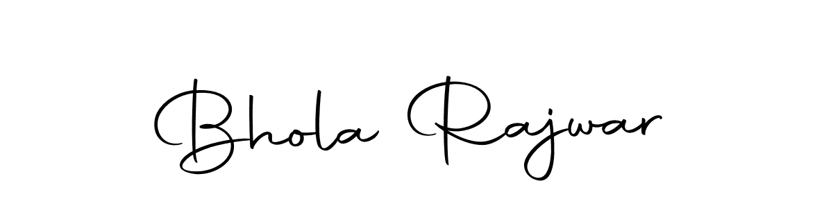 You should practise on your own different ways (Autography-DOLnW) to write your name (Bhola Rajwar) in signature. don't let someone else do it for you. Bhola Rajwar signature style 10 images and pictures png