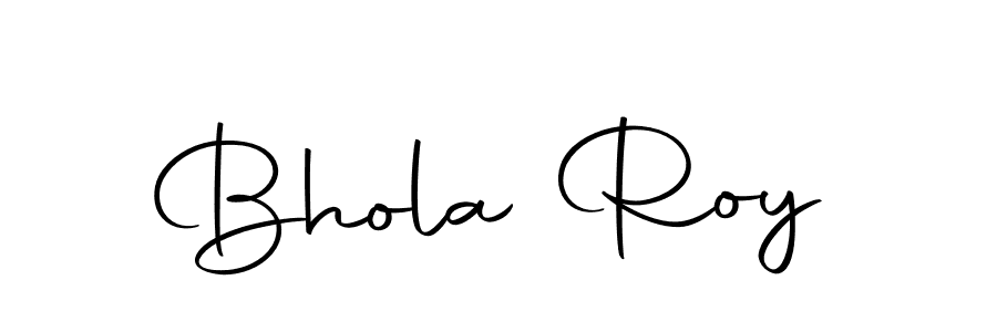 You should practise on your own different ways (Autography-DOLnW) to write your name (Bhola Roy) in signature. don't let someone else do it for you. Bhola Roy signature style 10 images and pictures png