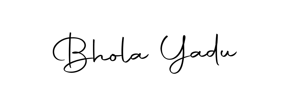 How to make Bhola Yadu name signature. Use Autography-DOLnW style for creating short signs online. This is the latest handwritten sign. Bhola Yadu signature style 10 images and pictures png