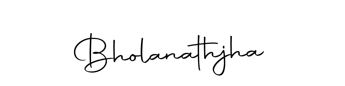 How to make Bholanathjha name signature. Use Autography-DOLnW style for creating short signs online. This is the latest handwritten sign. Bholanathjha signature style 10 images and pictures png