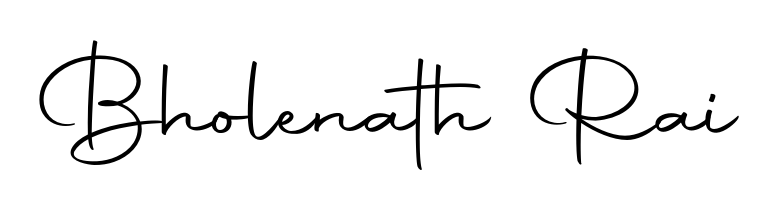 The best way (Autography-DOLnW) to make a short signature is to pick only two or three words in your name. For converting this name Bholenath Rai. Bholenath Rai signature style 10 images and pictures png