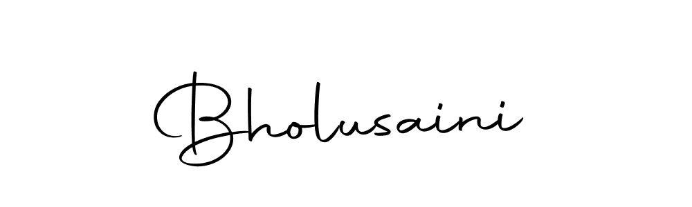 Use a signature maker to create a handwritten signature online. With this signature software, you can design (Autography-DOLnW) your own signature for name Bholusaini. Bholusaini signature style 10 images and pictures png