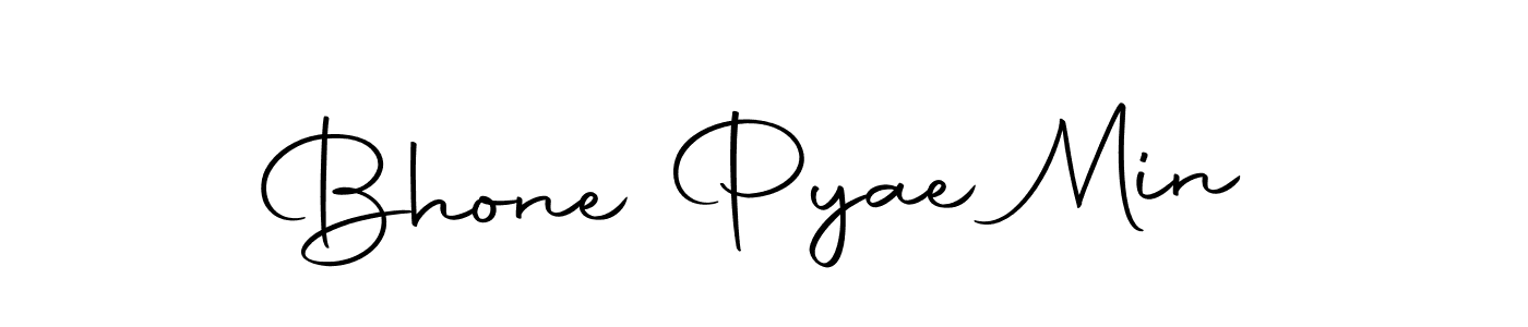 Check out images of Autograph of Bhone Pyae Min name. Actor Bhone Pyae Min Signature Style. Autography-DOLnW is a professional sign style online. Bhone Pyae Min signature style 10 images and pictures png