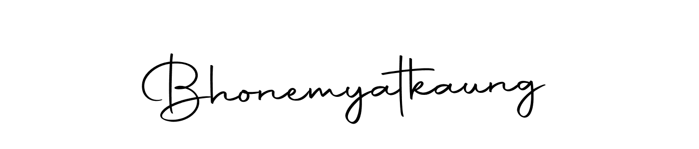 It looks lik you need a new signature style for name Bhonemyatkaung. Design unique handwritten (Autography-DOLnW) signature with our free signature maker in just a few clicks. Bhonemyatkaung signature style 10 images and pictures png