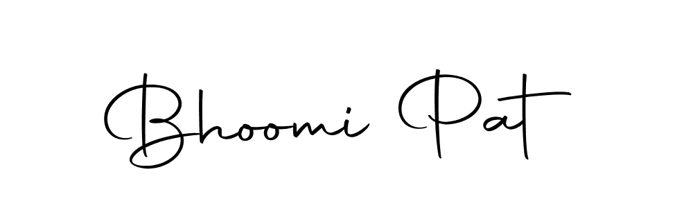 Also we have Bhoomi Pat name is the best signature style. Create professional handwritten signature collection using Autography-DOLnW autograph style. Bhoomi Pat signature style 10 images and pictures png