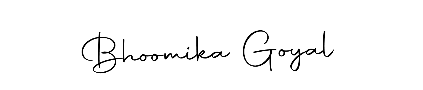 Make a beautiful signature design for name Bhoomika Goyal. With this signature (Autography-DOLnW) style, you can create a handwritten signature for free. Bhoomika Goyal signature style 10 images and pictures png