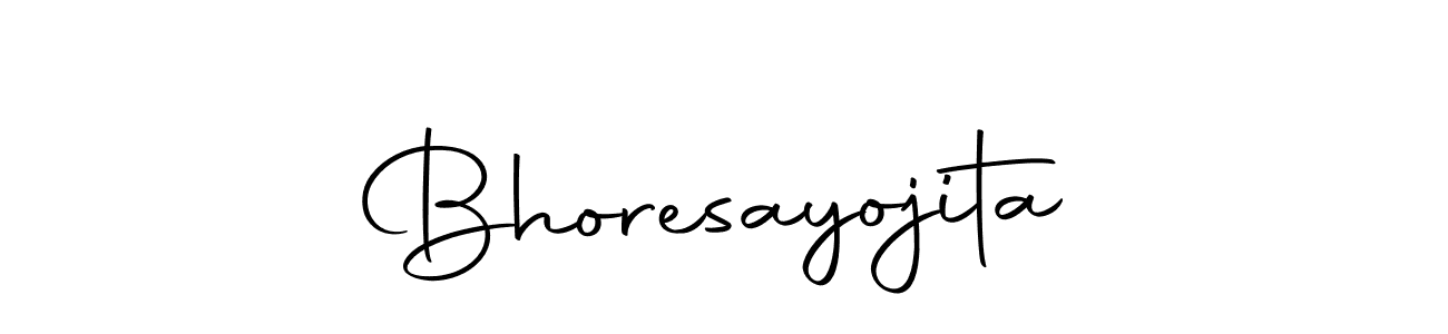 Autography-DOLnW is a professional signature style that is perfect for those who want to add a touch of class to their signature. It is also a great choice for those who want to make their signature more unique. Get Bhoresayojita name to fancy signature for free. Bhoresayojita signature style 10 images and pictures png