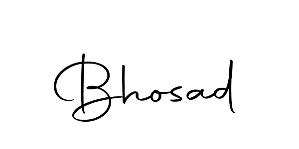 Design your own signature with our free online signature maker. With this signature software, you can create a handwritten (Autography-DOLnW) signature for name Bhosad. Bhosad signature style 10 images and pictures png
