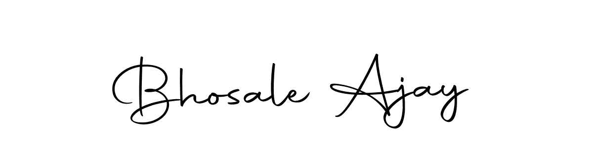 Use a signature maker to create a handwritten signature online. With this signature software, you can design (Autography-DOLnW) your own signature for name Bhosale Ajay. Bhosale Ajay signature style 10 images and pictures png