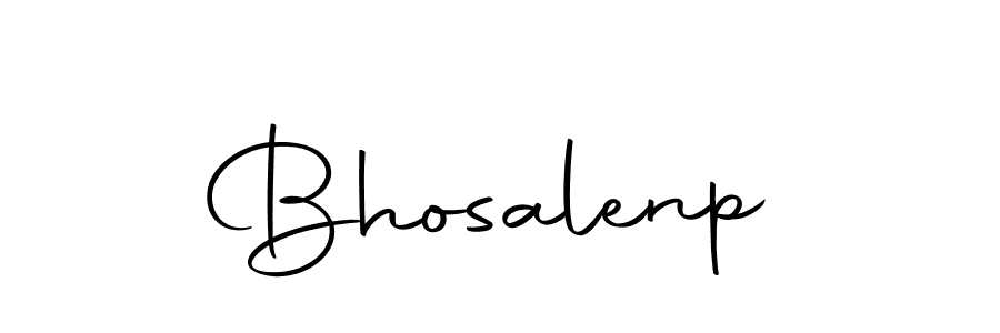 Use a signature maker to create a handwritten signature online. With this signature software, you can design (Autography-DOLnW) your own signature for name Bhosalenp. Bhosalenp signature style 10 images and pictures png