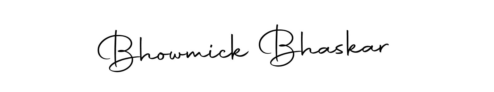 Also we have Bhowmick Bhaskar name is the best signature style. Create professional handwritten signature collection using Autography-DOLnW autograph style. Bhowmick Bhaskar signature style 10 images and pictures png