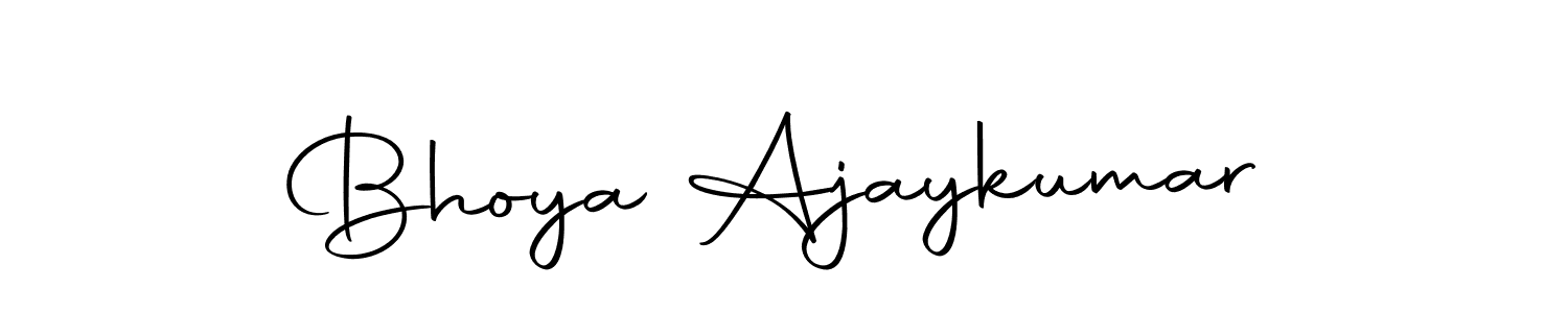 Create a beautiful signature design for name Bhoya Ajaykumar. With this signature (Autography-DOLnW) fonts, you can make a handwritten signature for free. Bhoya Ajaykumar signature style 10 images and pictures png