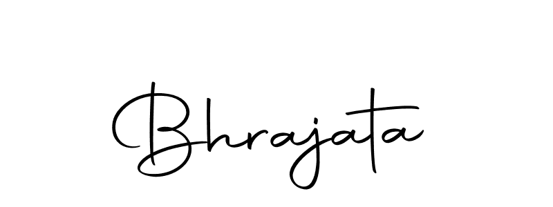 Use a signature maker to create a handwritten signature online. With this signature software, you can design (Autography-DOLnW) your own signature for name Bhrajata. Bhrajata signature style 10 images and pictures png