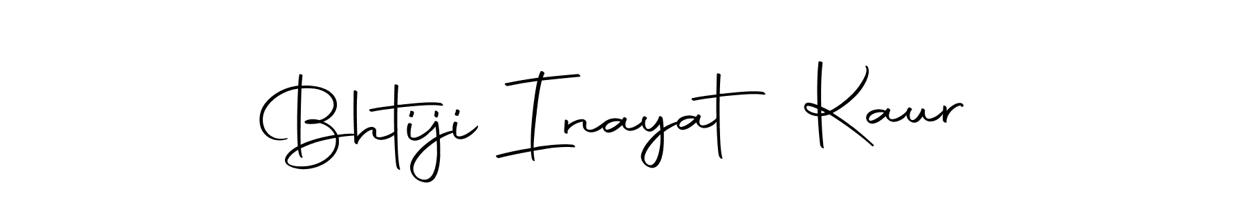 Make a beautiful signature design for name Bhtiji Inayat Kaur. With this signature (Autography-DOLnW) style, you can create a handwritten signature for free. Bhtiji Inayat Kaur signature style 10 images and pictures png