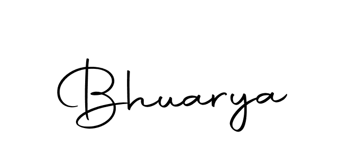 Create a beautiful signature design for name Bhuarya. With this signature (Autography-DOLnW) fonts, you can make a handwritten signature for free. Bhuarya signature style 10 images and pictures png