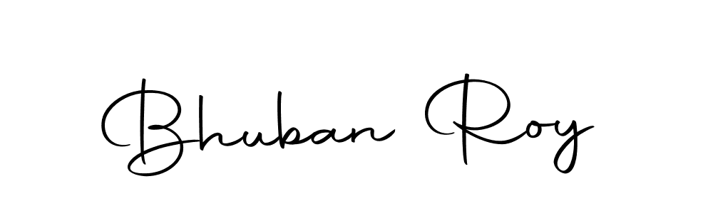 Create a beautiful signature design for name Bhuban Roy. With this signature (Autography-DOLnW) fonts, you can make a handwritten signature for free. Bhuban Roy signature style 10 images and pictures png