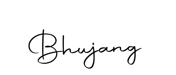 Design your own signature with our free online signature maker. With this signature software, you can create a handwritten (Autography-DOLnW) signature for name Bhujang. Bhujang signature style 10 images and pictures png