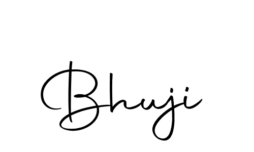 Use a signature maker to create a handwritten signature online. With this signature software, you can design (Autography-DOLnW) your own signature for name Bhuji. Bhuji signature style 10 images and pictures png