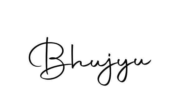 Design your own signature with our free online signature maker. With this signature software, you can create a handwritten (Autography-DOLnW) signature for name Bhujyu. Bhujyu signature style 10 images and pictures png