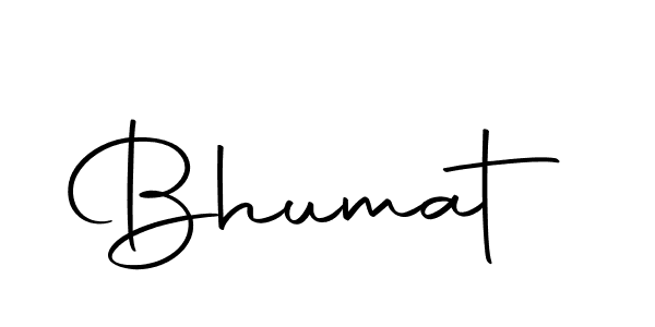 Make a beautiful signature design for name Bhumat. With this signature (Autography-DOLnW) style, you can create a handwritten signature for free. Bhumat signature style 10 images and pictures png
