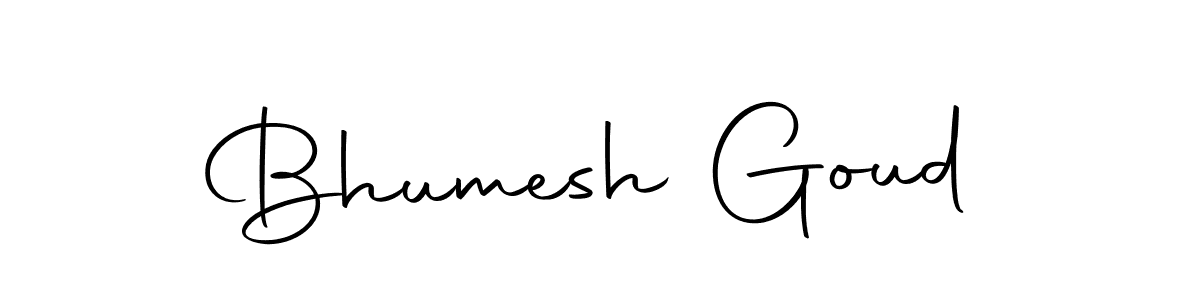 Make a beautiful signature design for name Bhumesh Goud. Use this online signature maker to create a handwritten signature for free. Bhumesh Goud signature style 10 images and pictures png