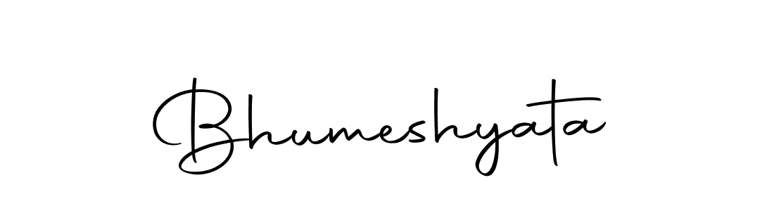 Design your own signature with our free online signature maker. With this signature software, you can create a handwritten (Autography-DOLnW) signature for name Bhumeshyata. Bhumeshyata signature style 10 images and pictures png
