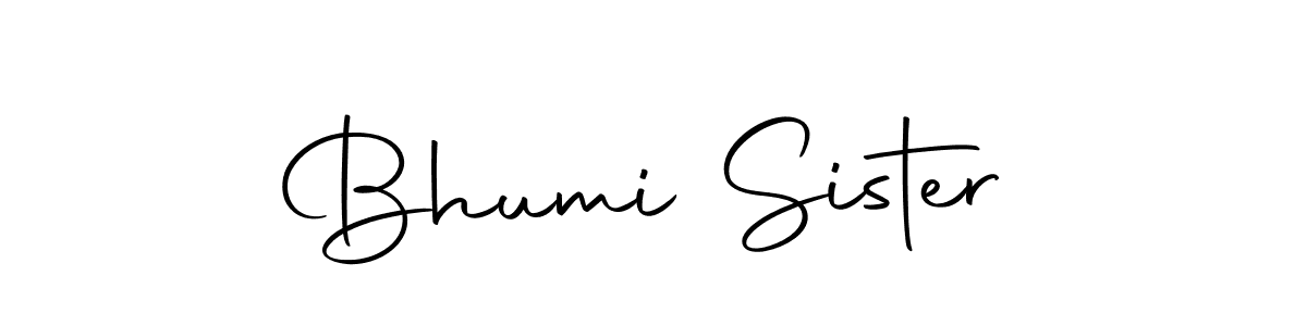 if you are searching for the best signature style for your name Bhumi Sister. so please give up your signature search. here we have designed multiple signature styles  using Autography-DOLnW. Bhumi Sister signature style 10 images and pictures png