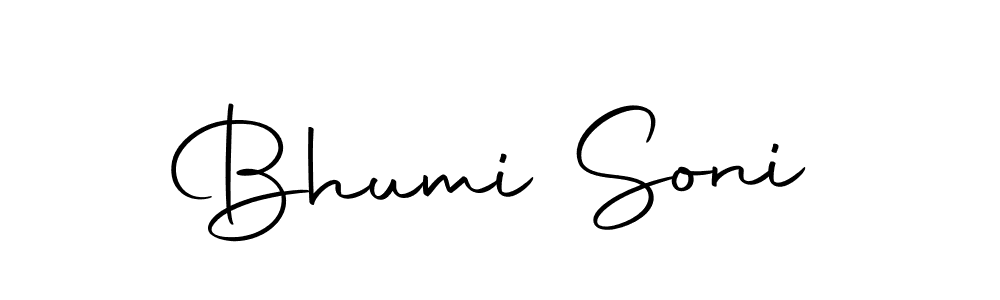 Also we have Bhumi Soni name is the best signature style. Create professional handwritten signature collection using Autography-DOLnW autograph style. Bhumi Soni signature style 10 images and pictures png